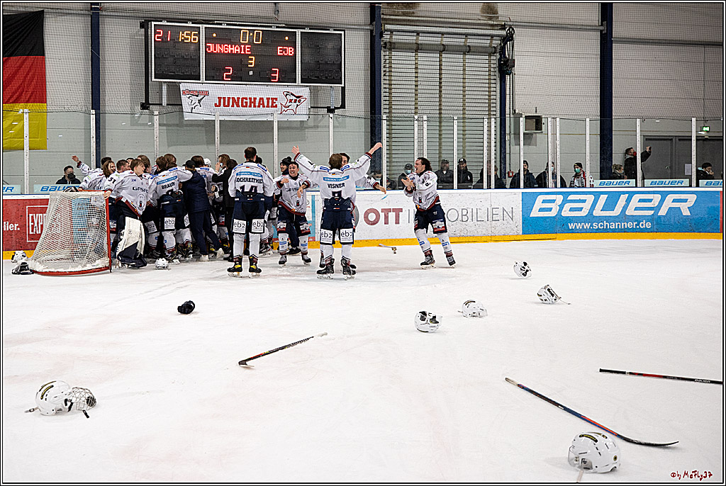 U20-DNL Meisterschaftsfinale;  Koelner Junghaie - Eisbaeren Juniors Berlin; Koeln, 27.03.2022